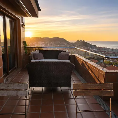 アパート Holibai Meu Lar, Apto Con Terraza Y Vistas Espectaculares Al Mar En *